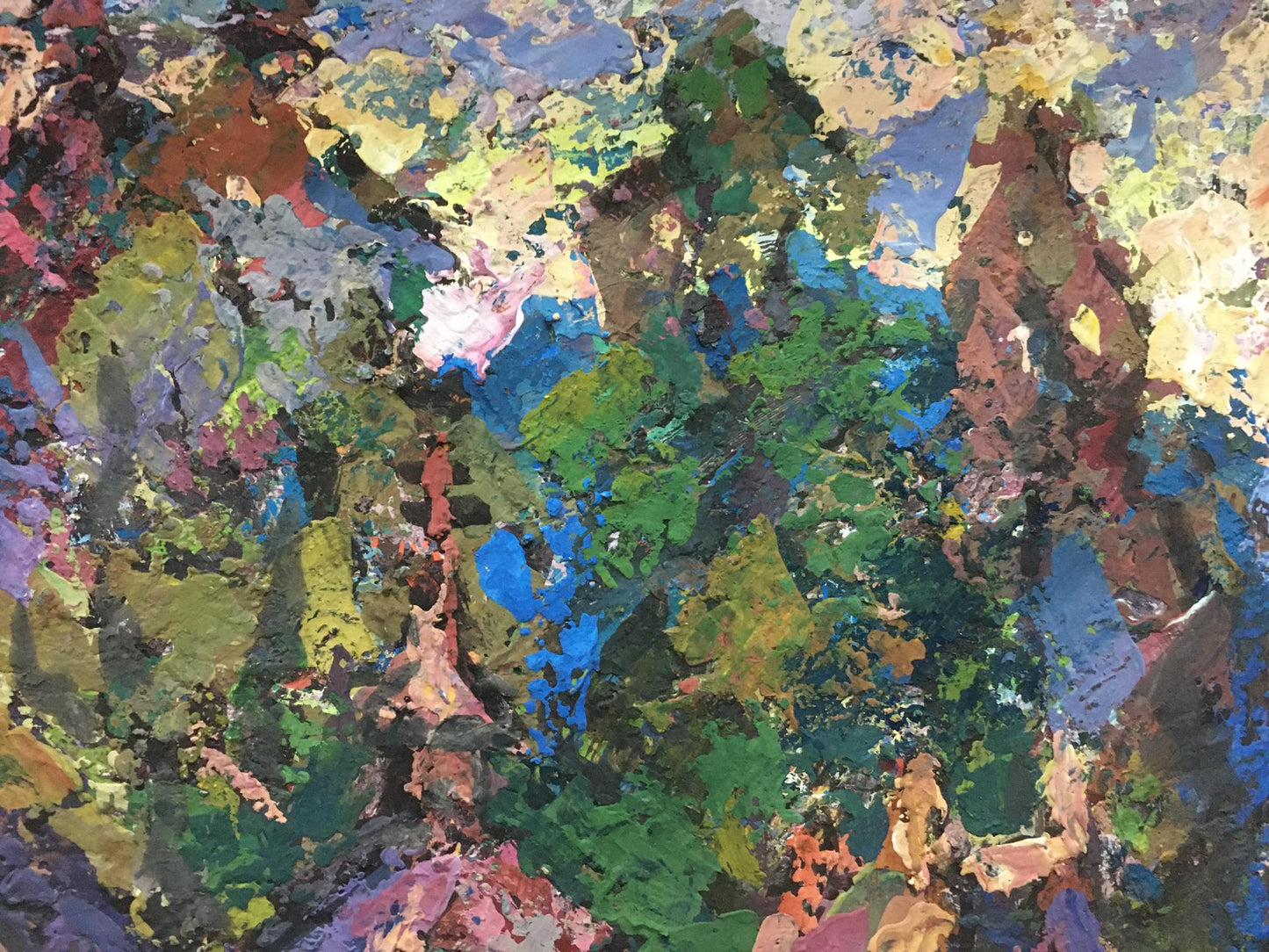 Oil painting Village landscape Gerts Yuriy Dmitriyevich