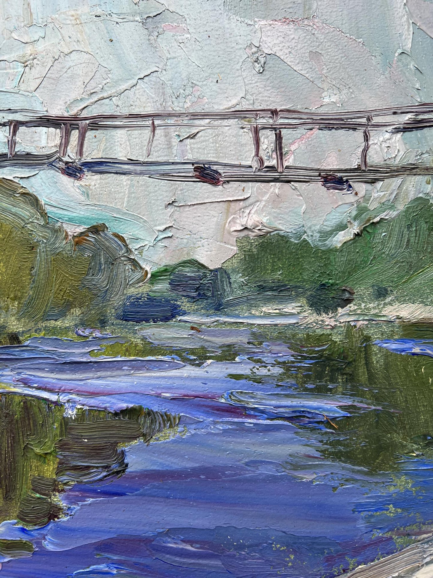 Oil painting Bridge