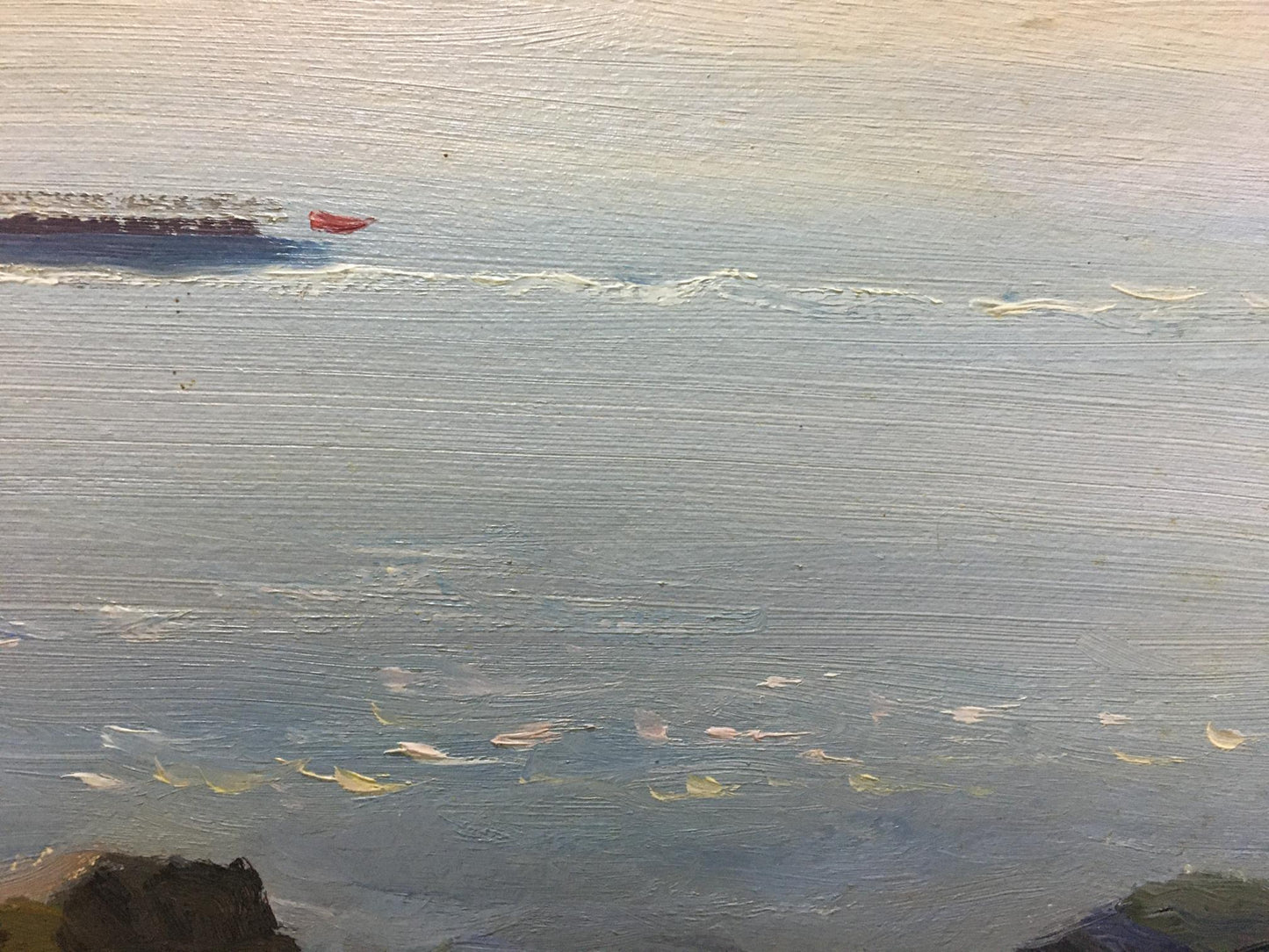 Oil painting Shore landscape Stepan Kalinovich Yarovoy