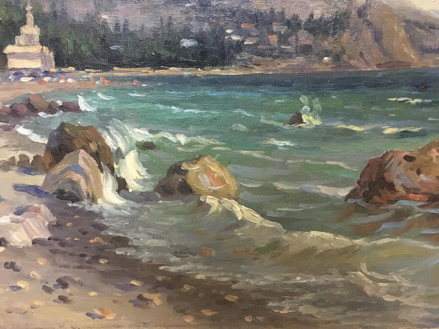 Oil painting Landscape Ferber Victor Alexandrovich