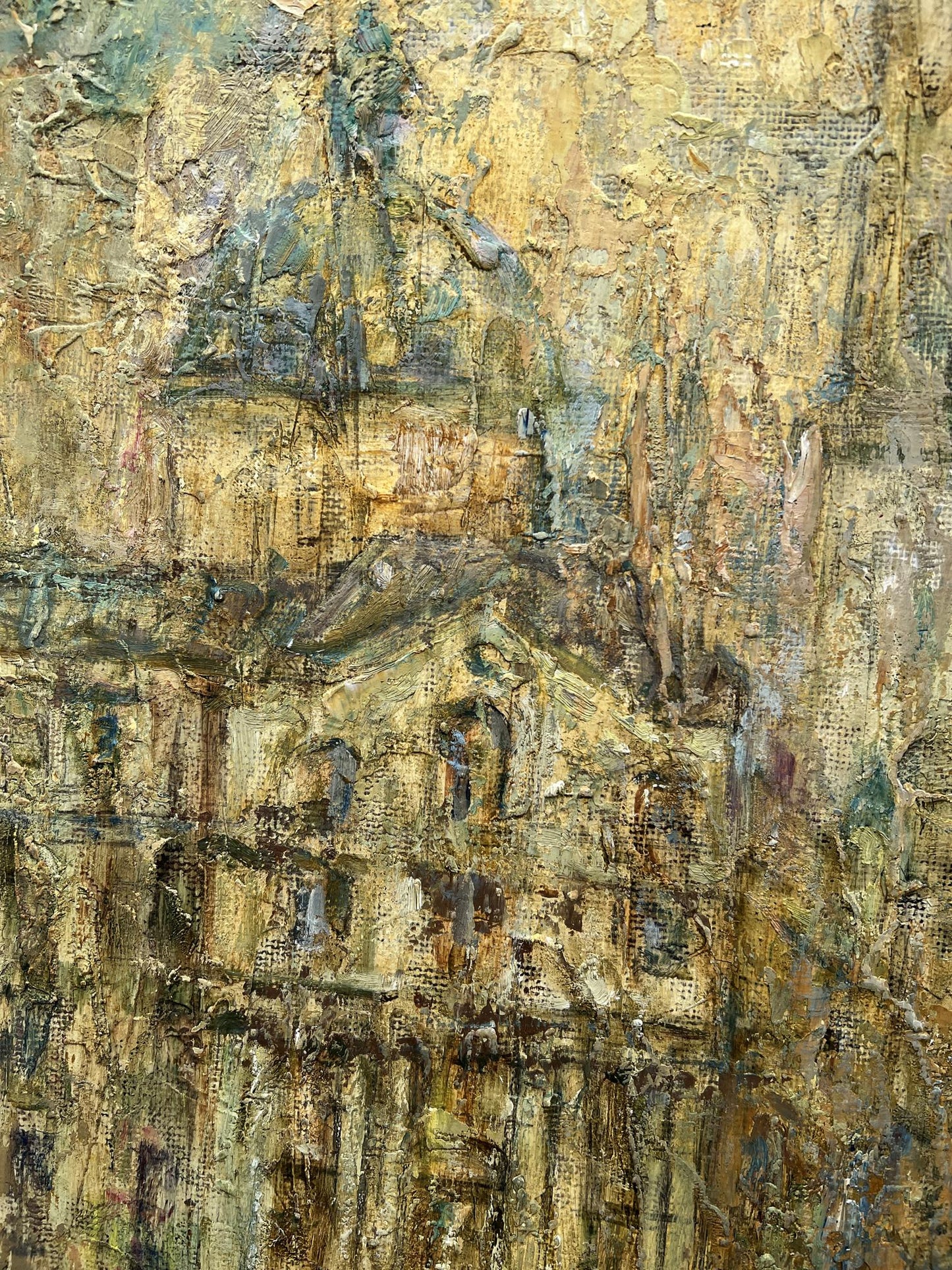 Oil painting Town