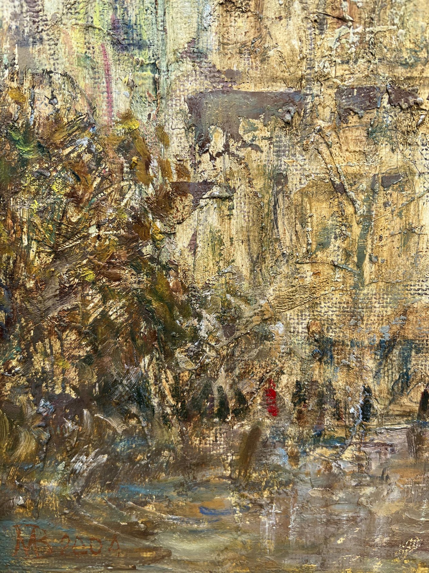 Oil painting Citys