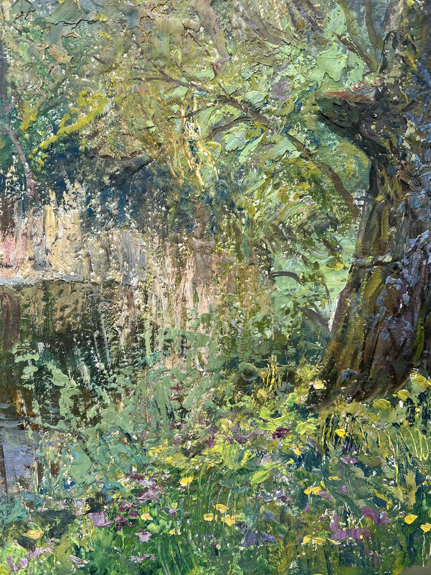 Oil painting Spring Nature Landscape