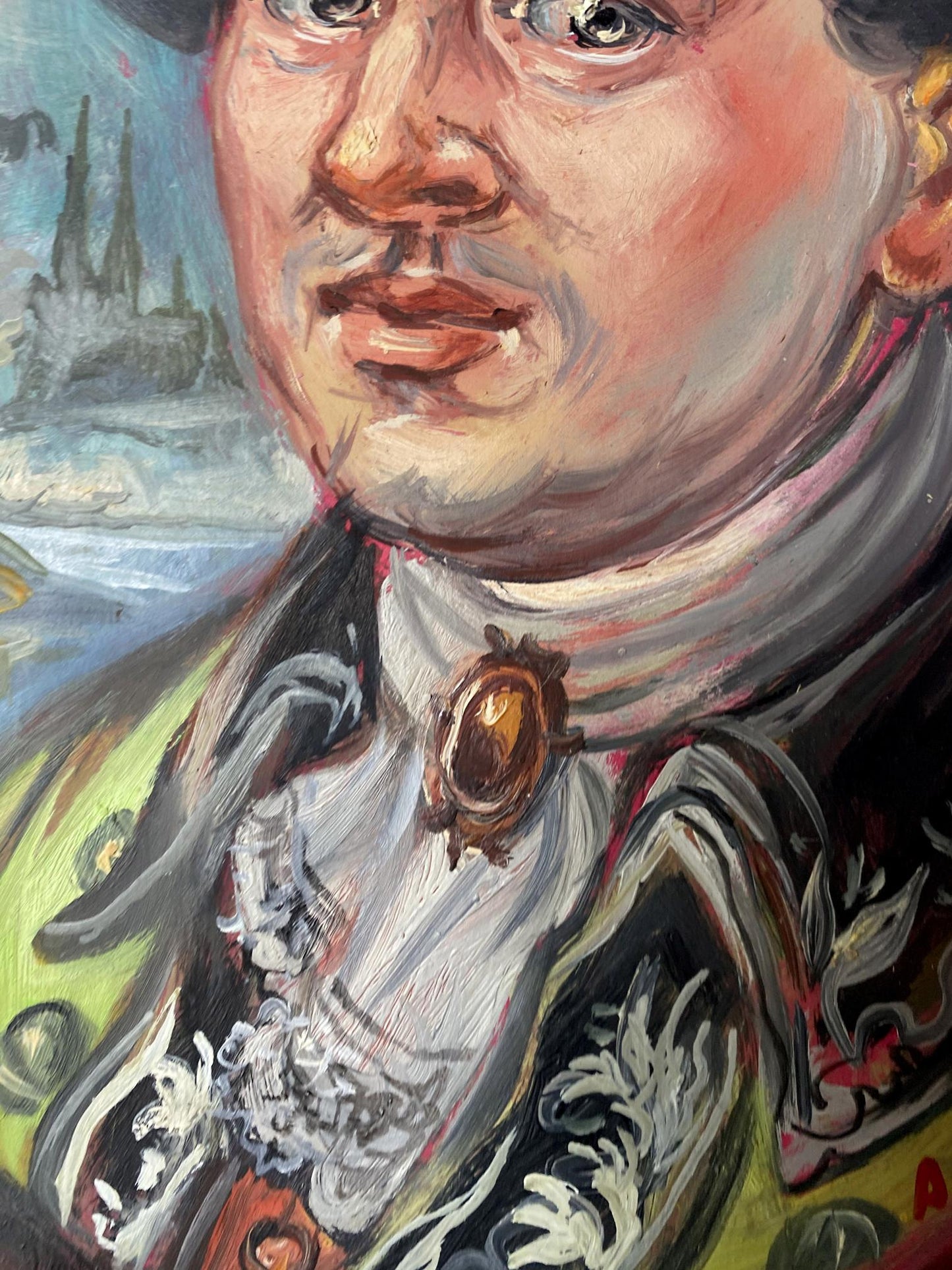 oil portrait art
