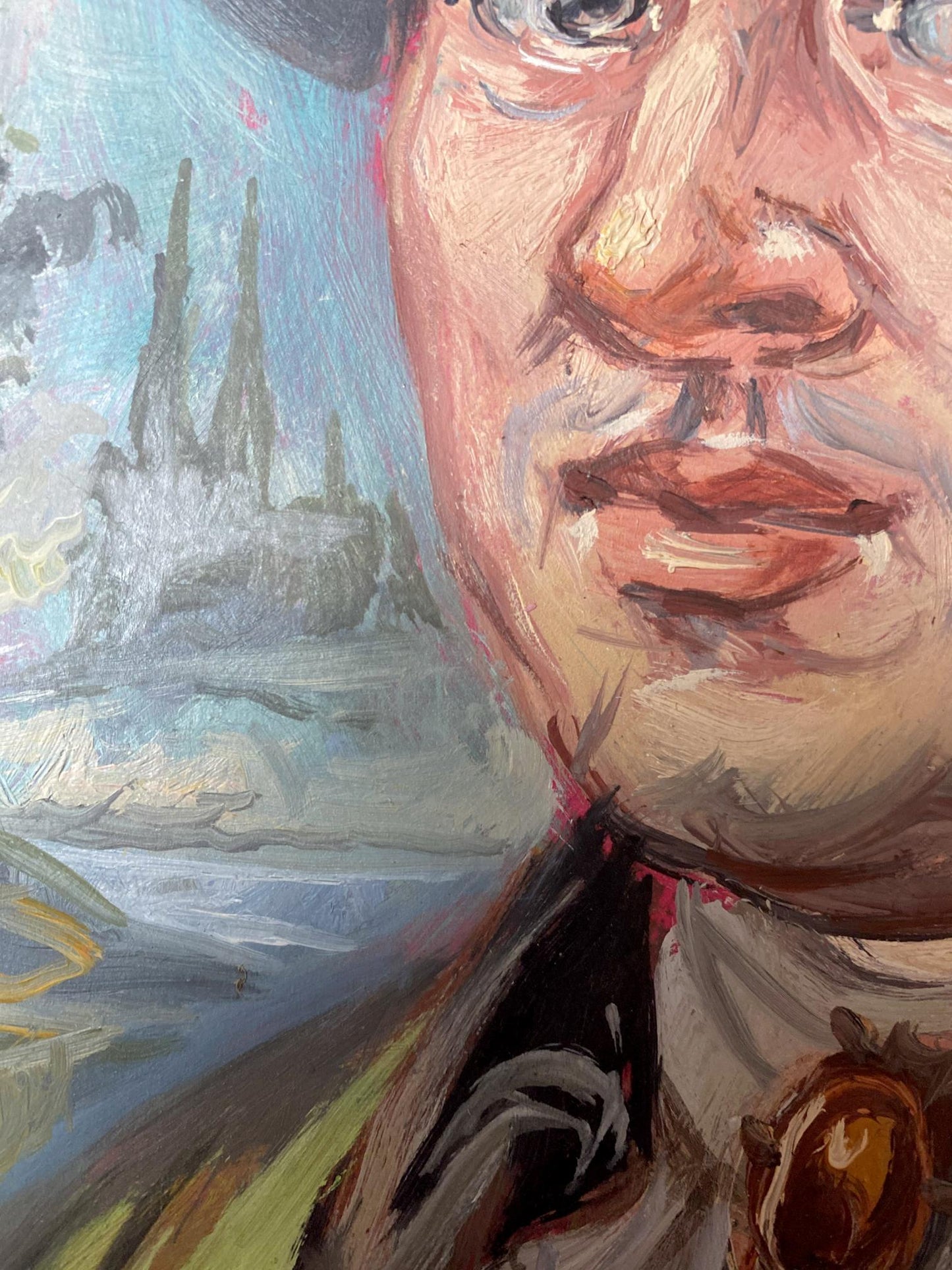oil portrait man