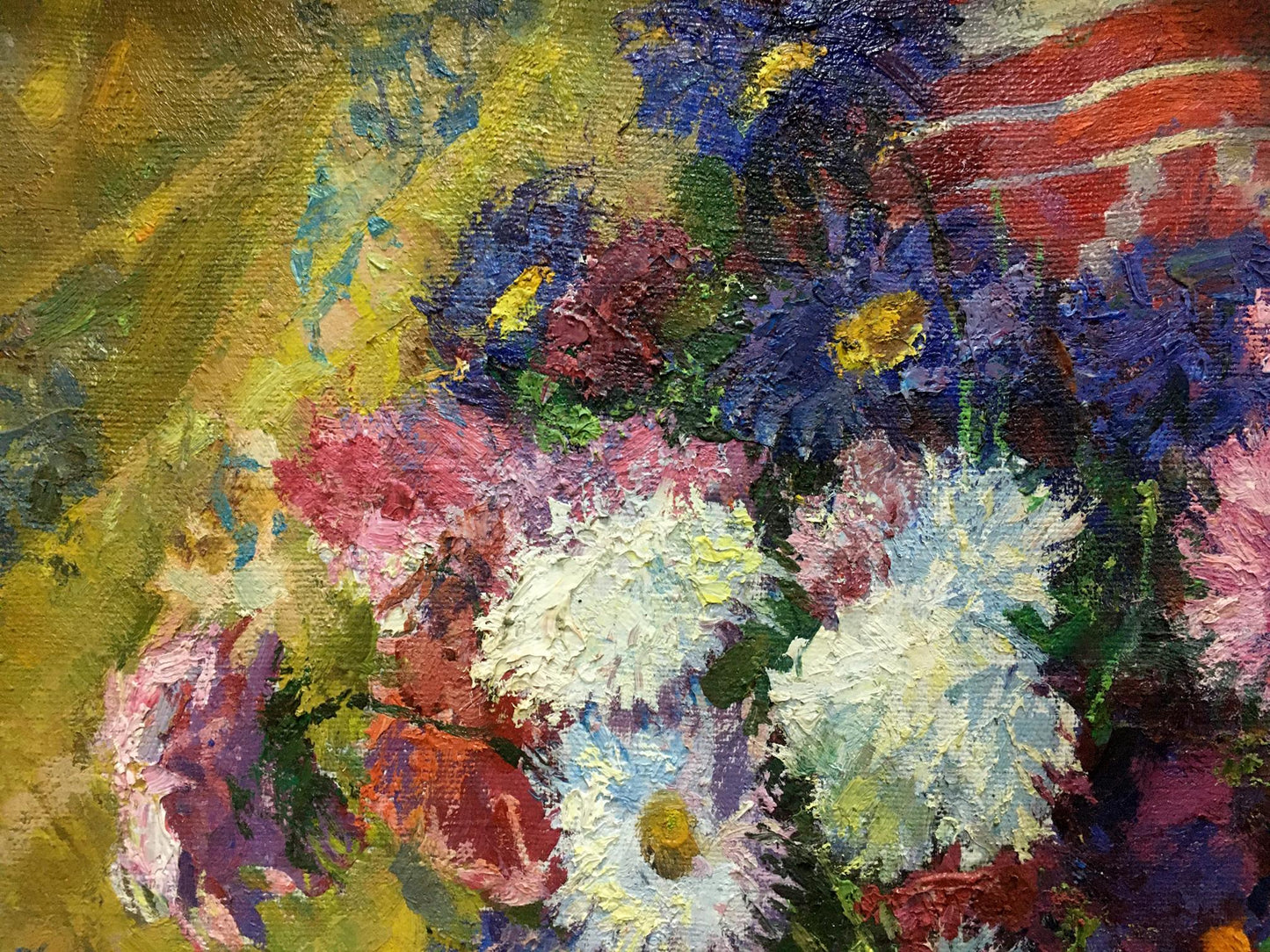 Oil painting Flowers Leonid Zhabinsky
