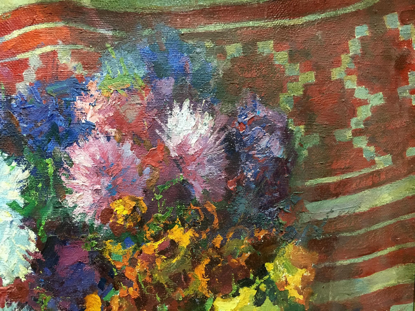 Oil painting Flowers Leonid Zhabinsky