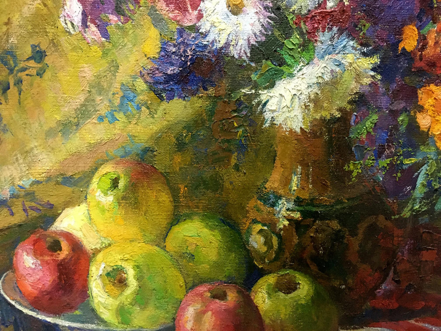 Oil painting Flowers Leonid Zhabinsky