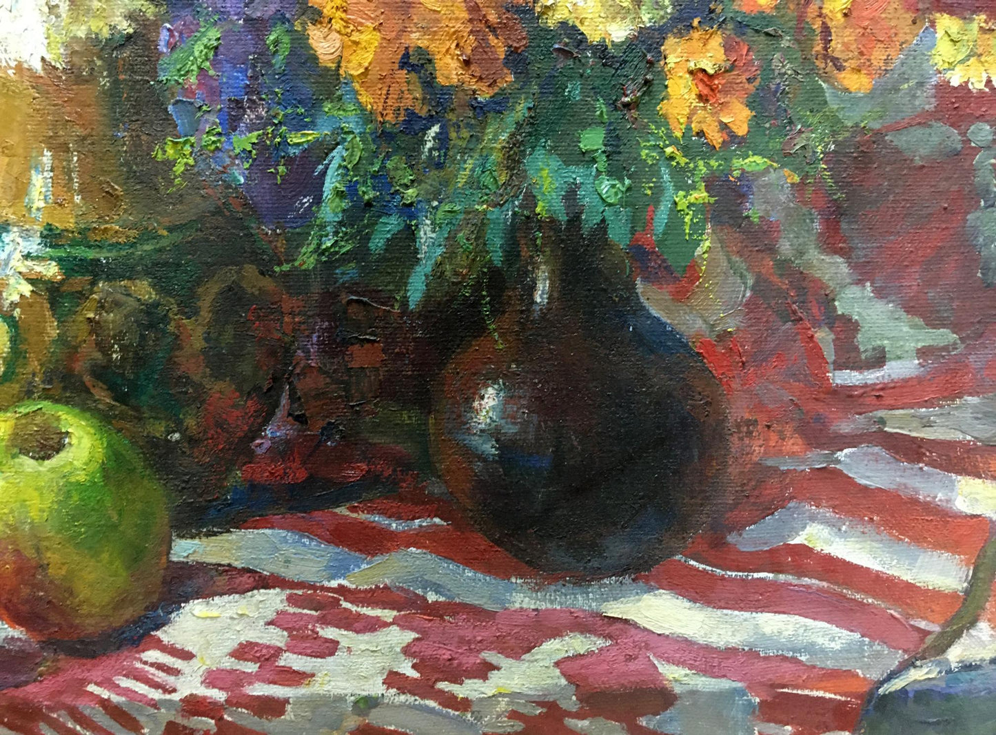 Oil painting Flowers Leonid Zhabinsky