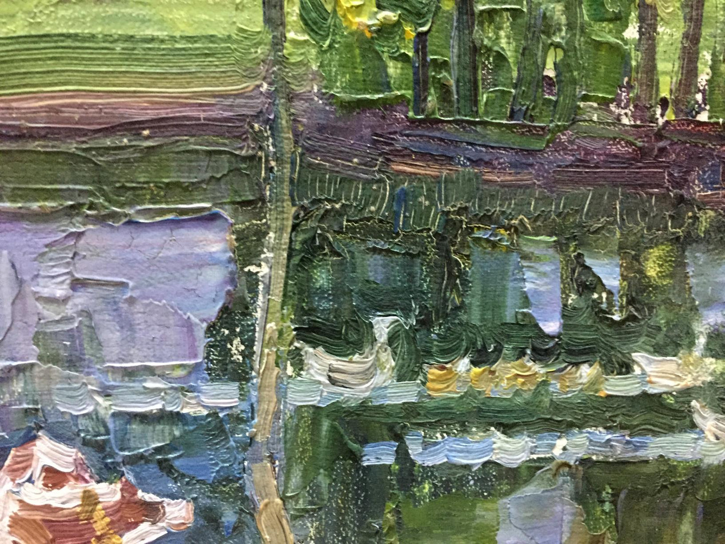 Oil painting Watercourse