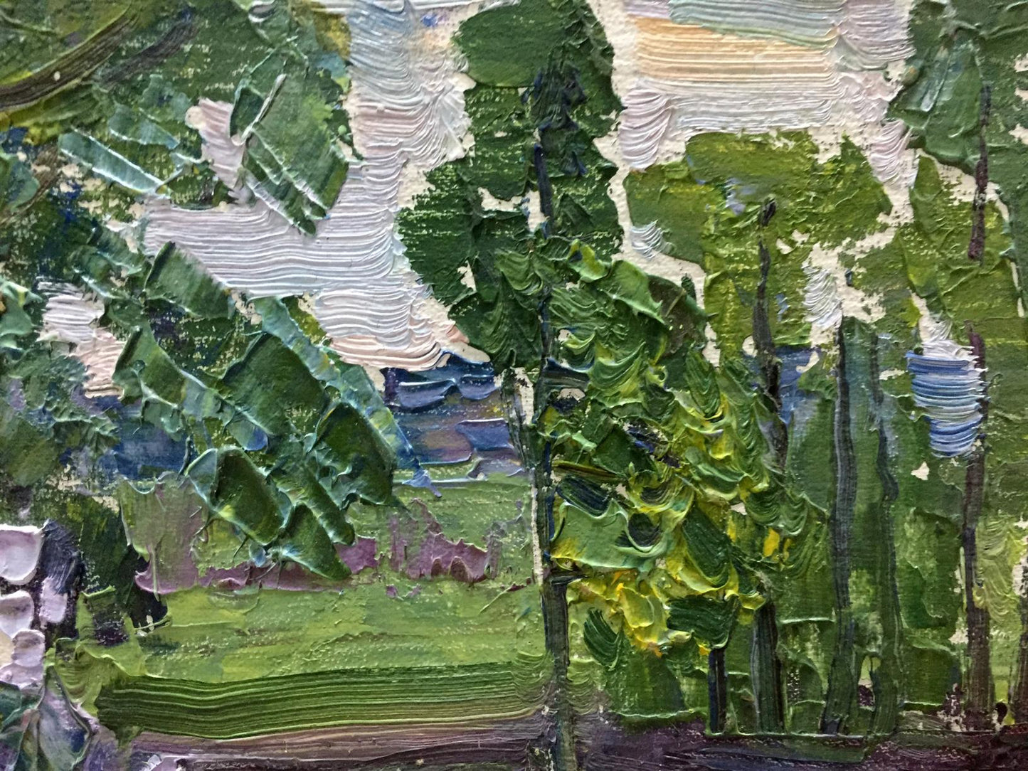 Oil painting Watercourse
