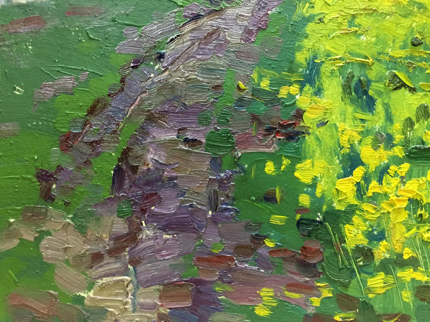 Oil painting Flower field Mordovets Andrey Nikitich
