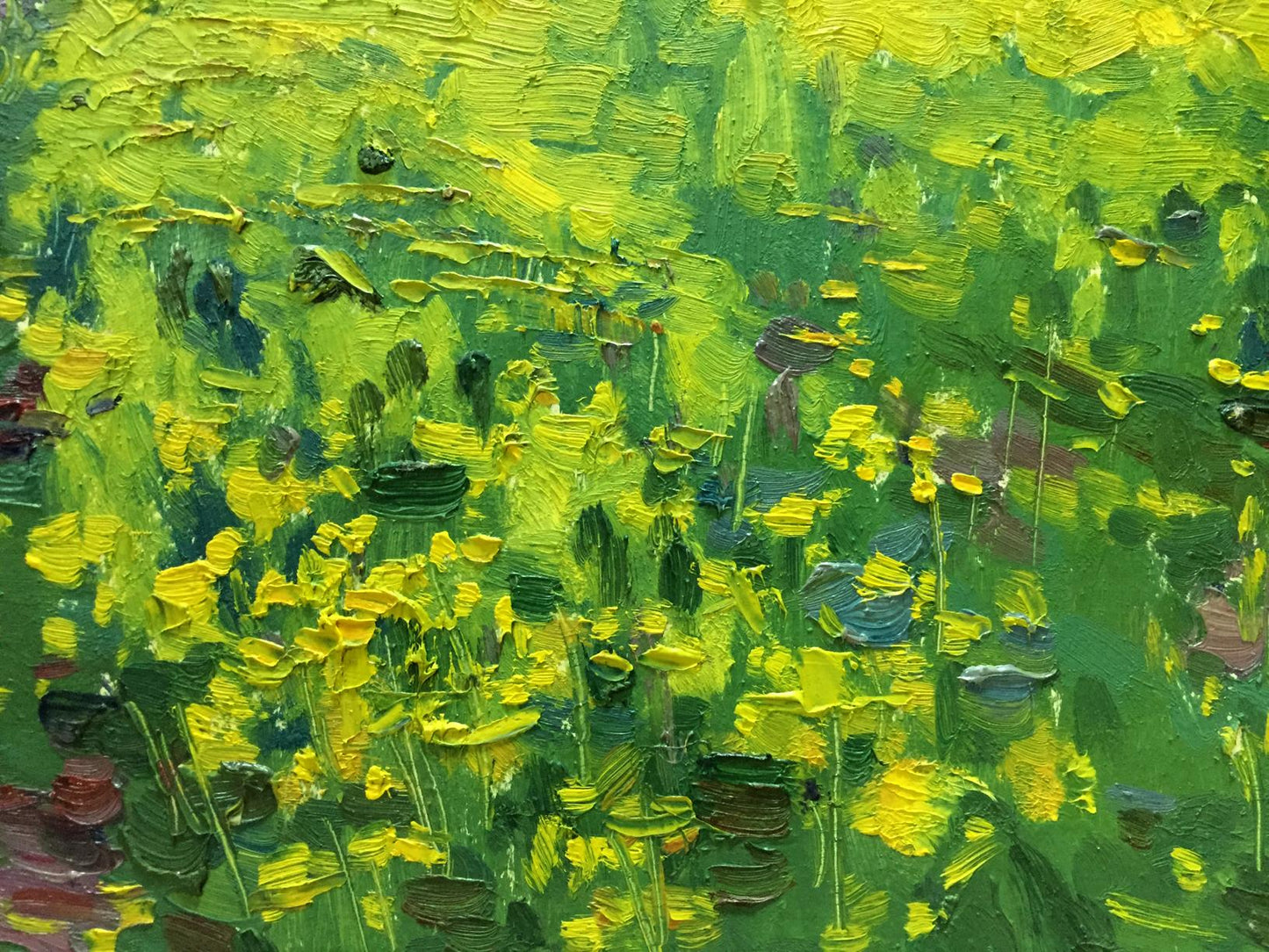 Oil painting Flower field Mordovets Andrey Nikitich