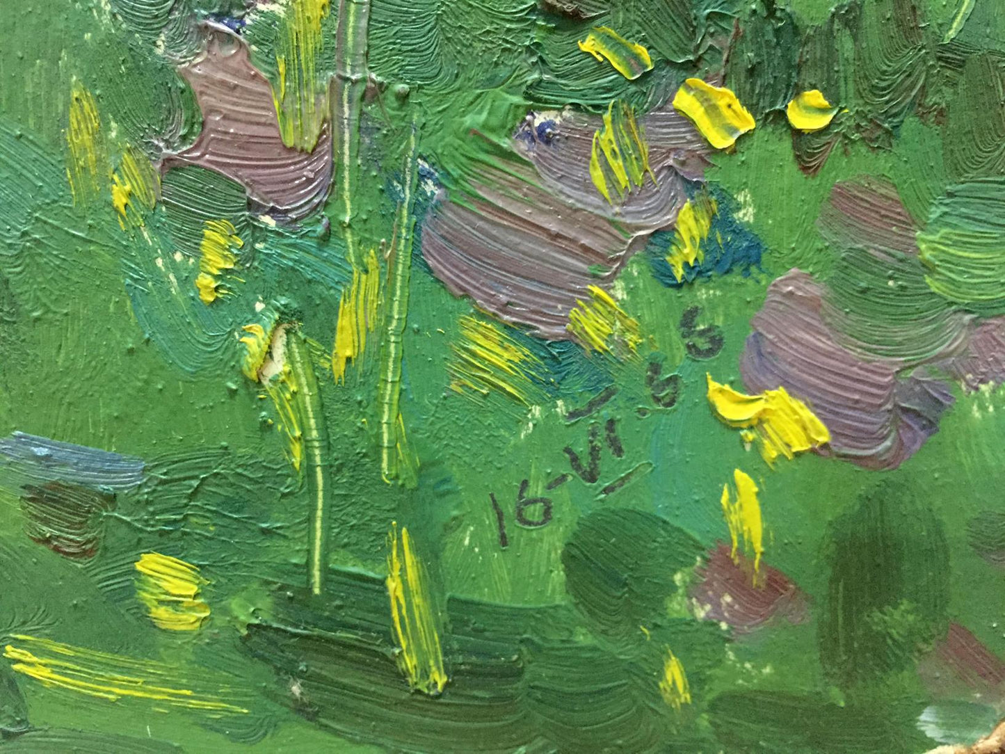 Oil painting Flower field Mordovets Andrey Nikitich