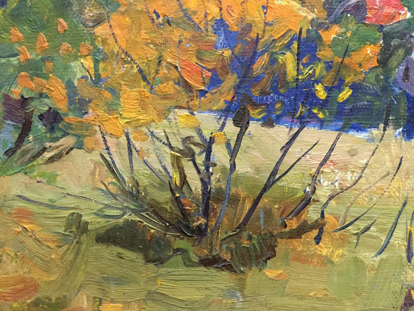 Oil painting Autumn Moses Gantman