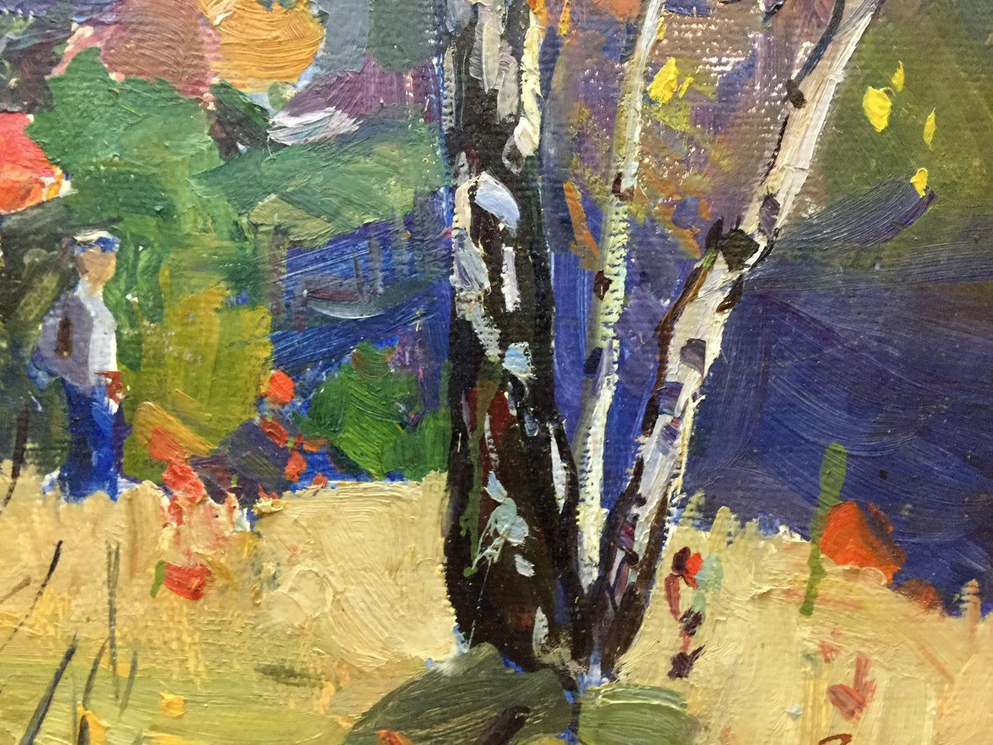 Oil painting Autumn Moses Gantman