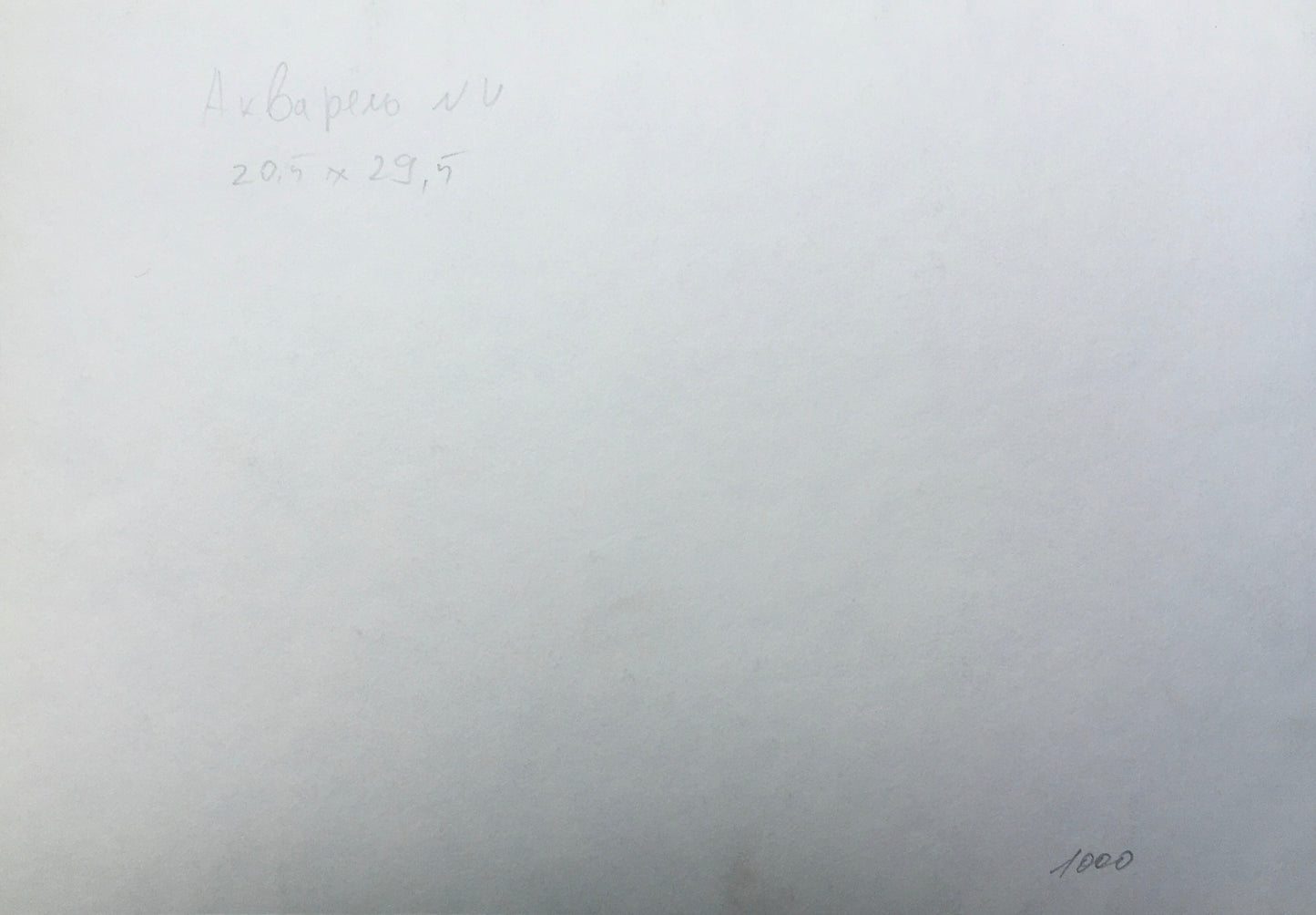 Watercolor painting In a field before a thunderstorm Viktor Mikhailichenko