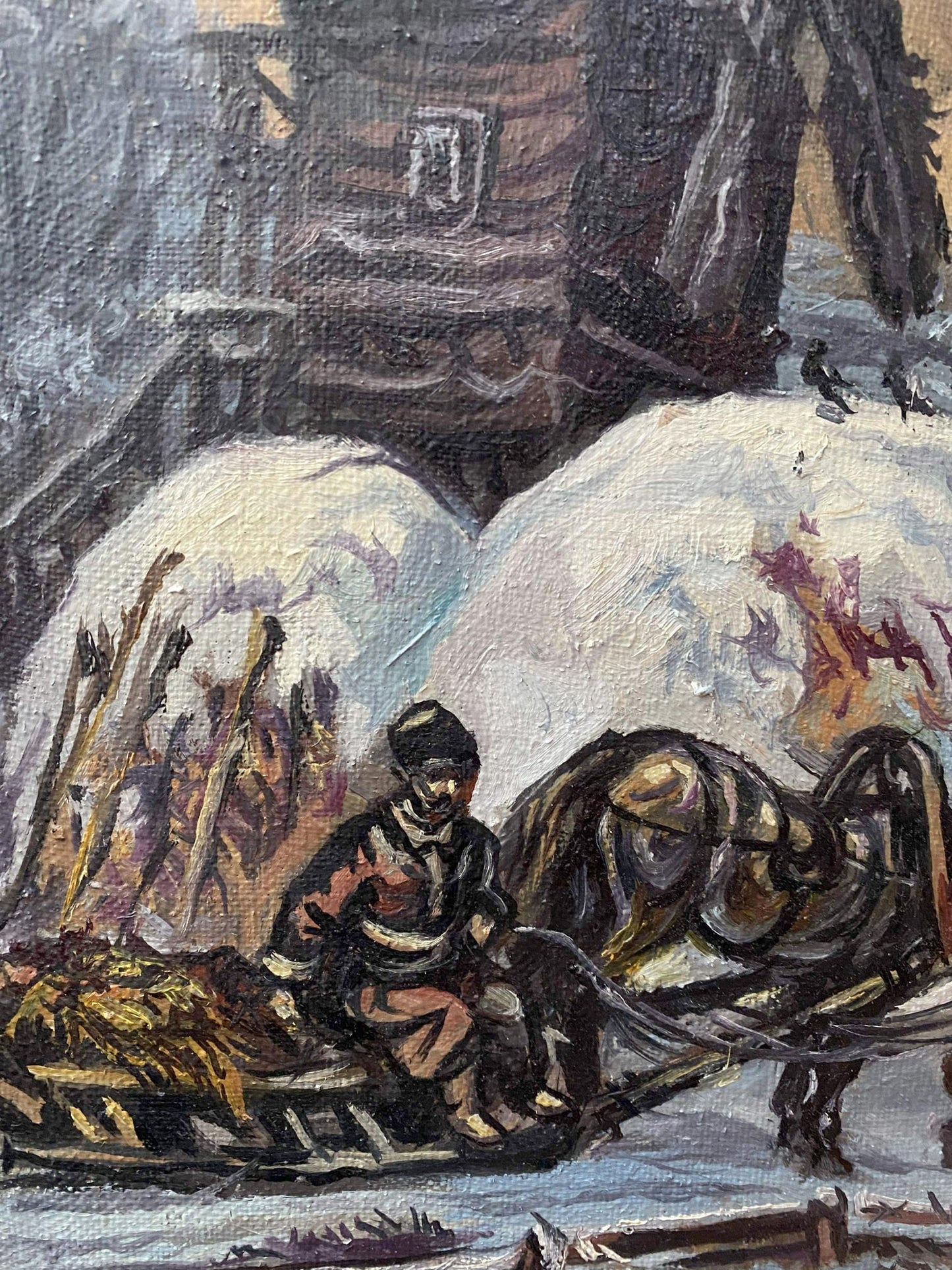 oil village landscape