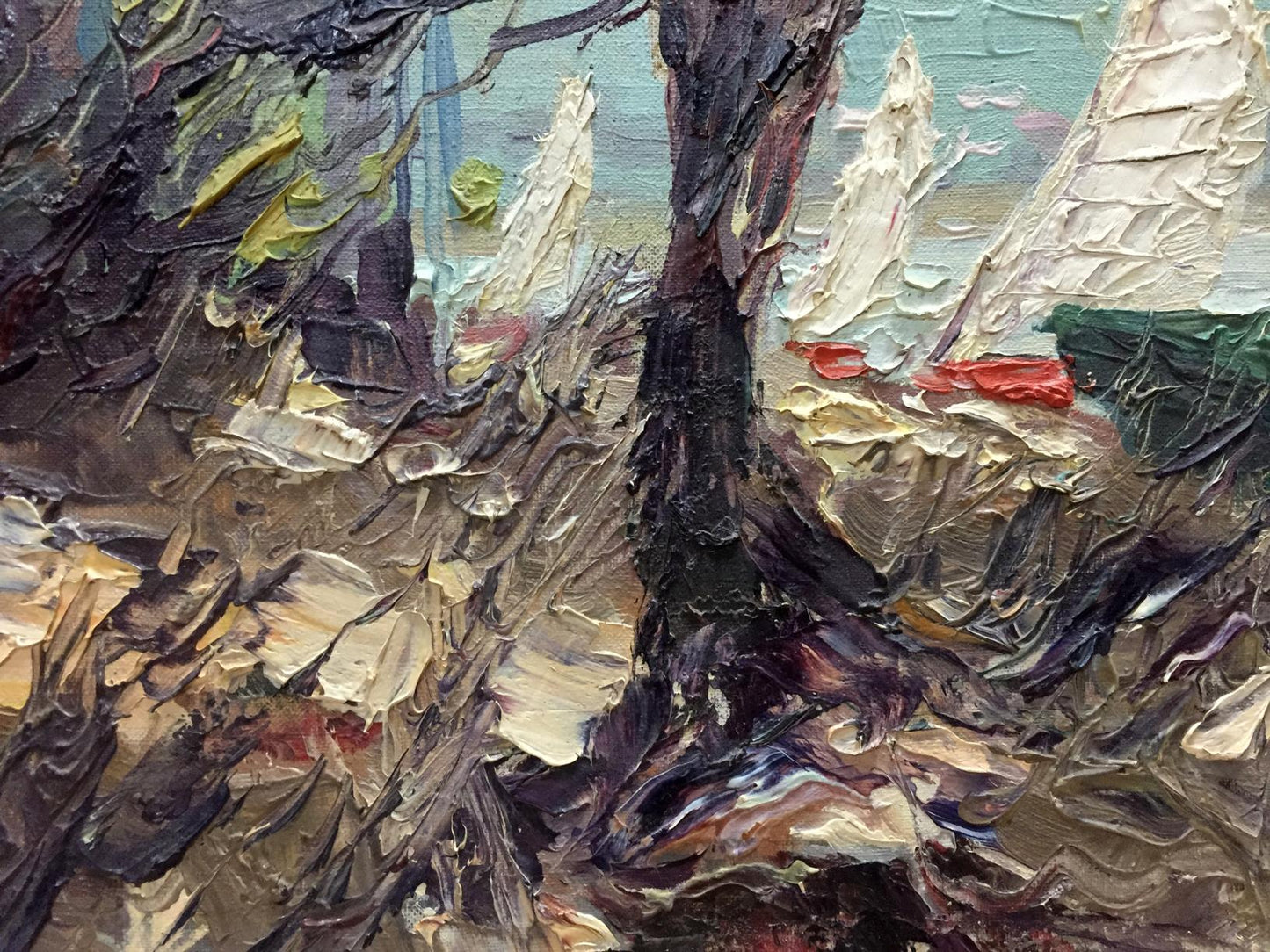Oil painting Kiev. Wind Priymak B.N.
