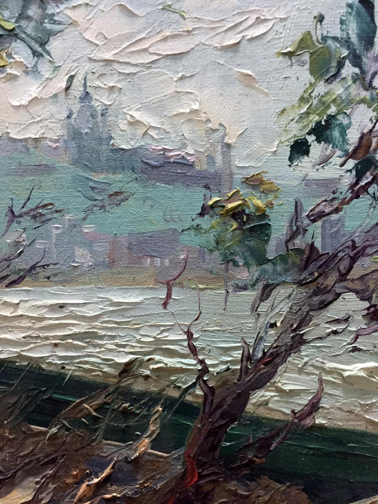 Oil painting Kiev. Wind Priymak B.N.