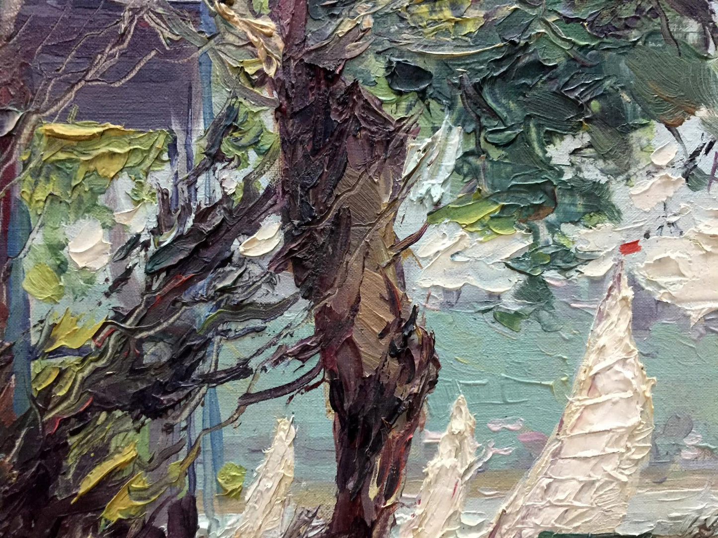 Oil painting Kiev. Wind Priymak B.N.