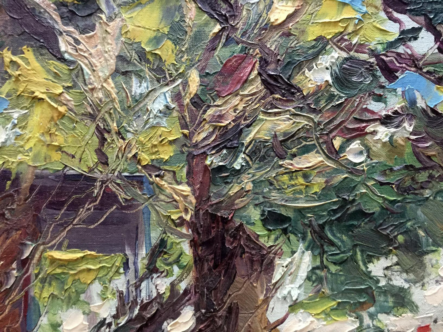 Oil painting Kiev. Wind Priymak B.N.