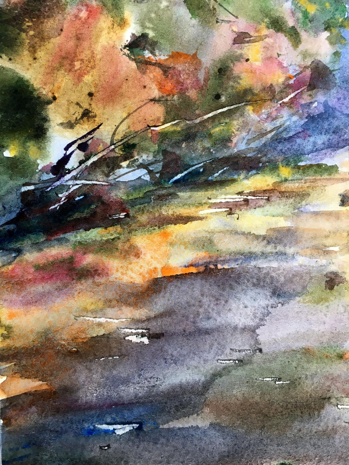 With First Snow by Viktor Mikhailichenko, a watercolor masterpiece depicting the transformation.