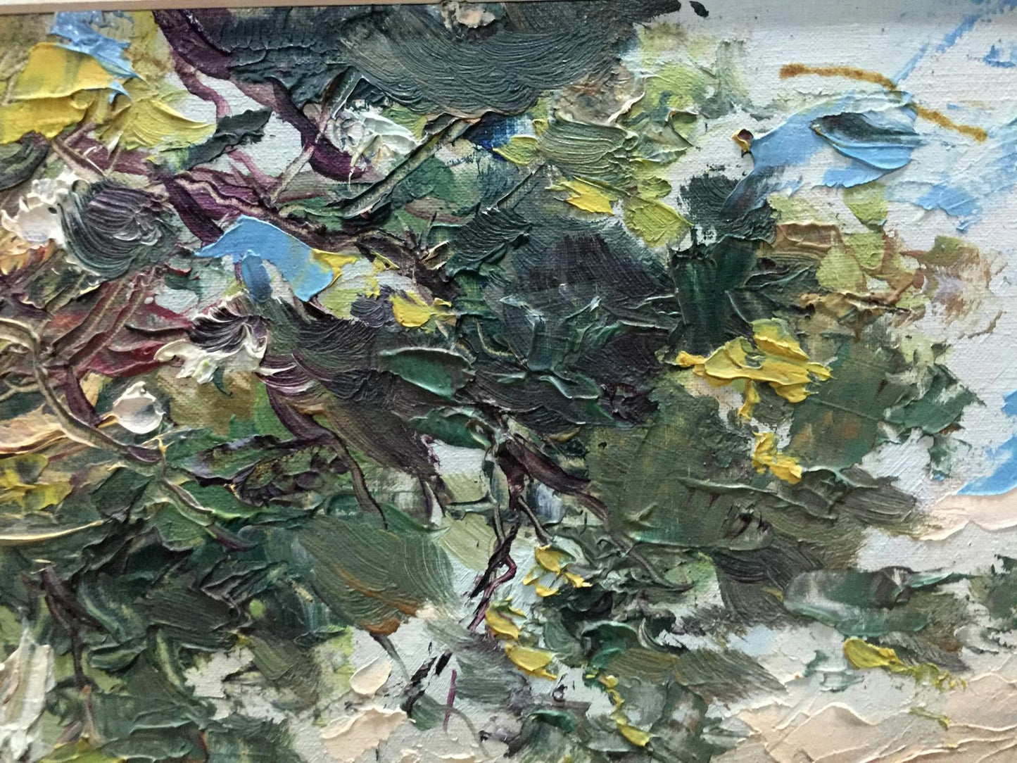 Oil painting Kiev. Wind Priymak B.N.
