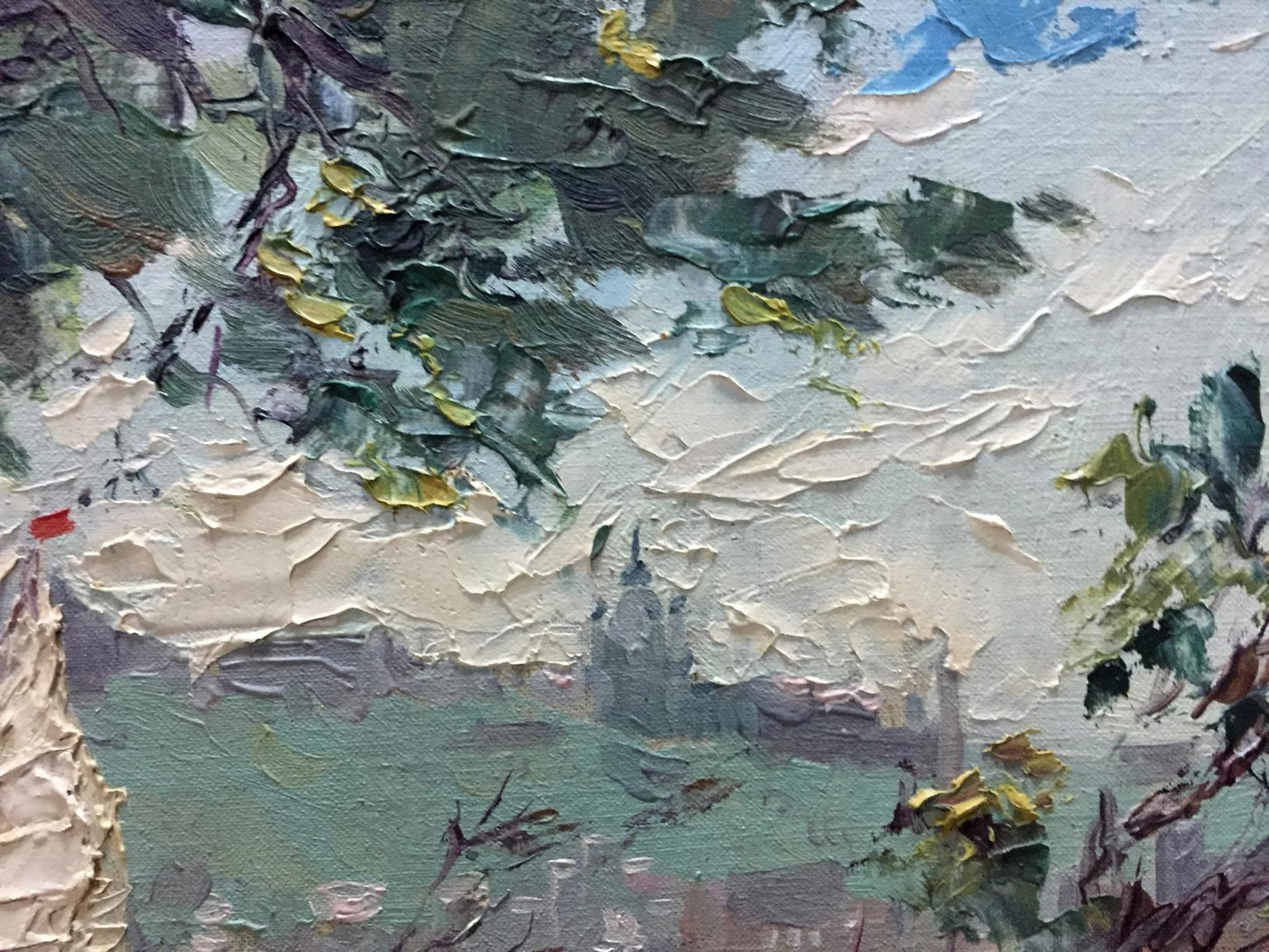 Oil painting Kiev. Wind Priymak B.N.
