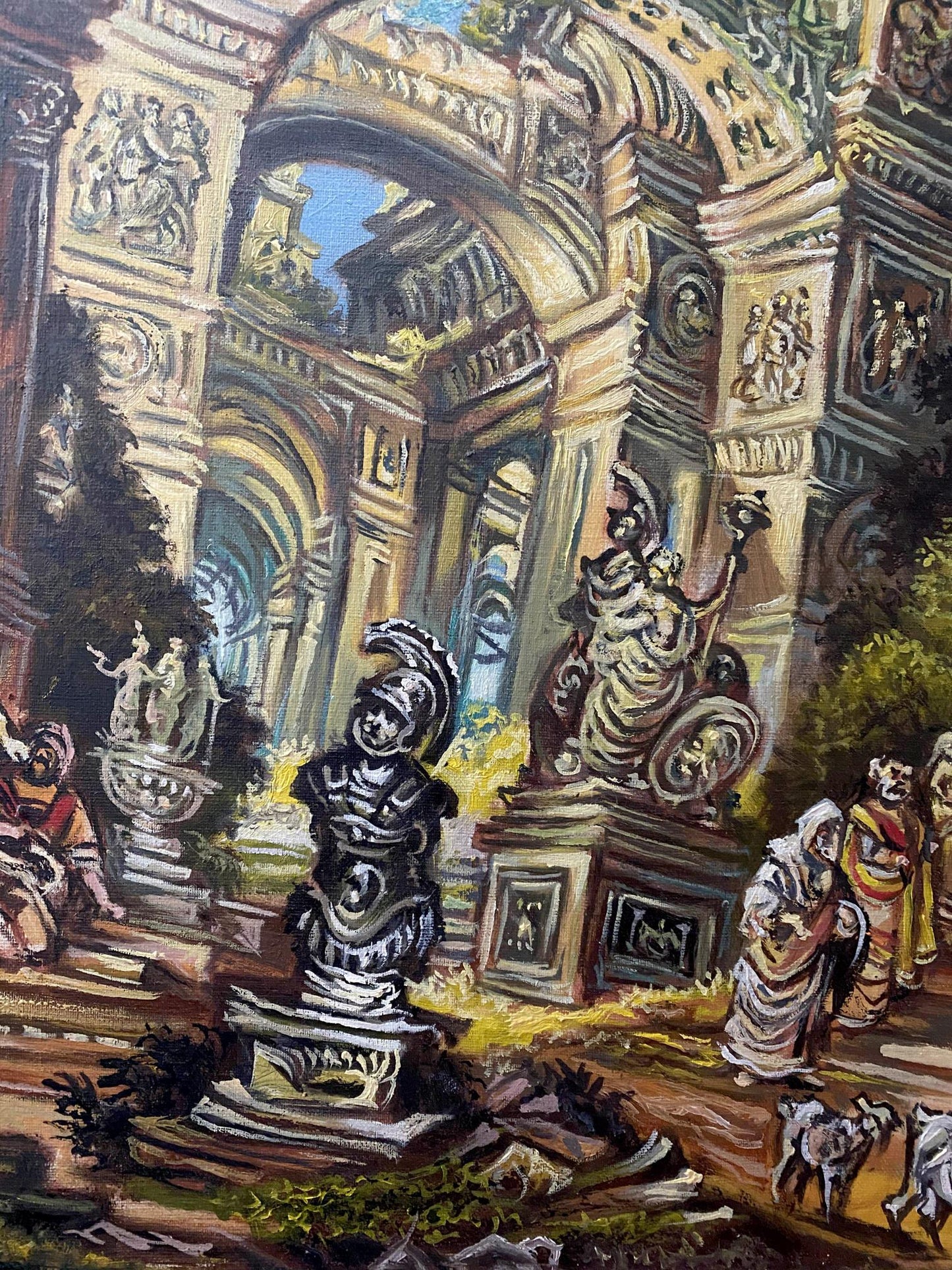 city painting art