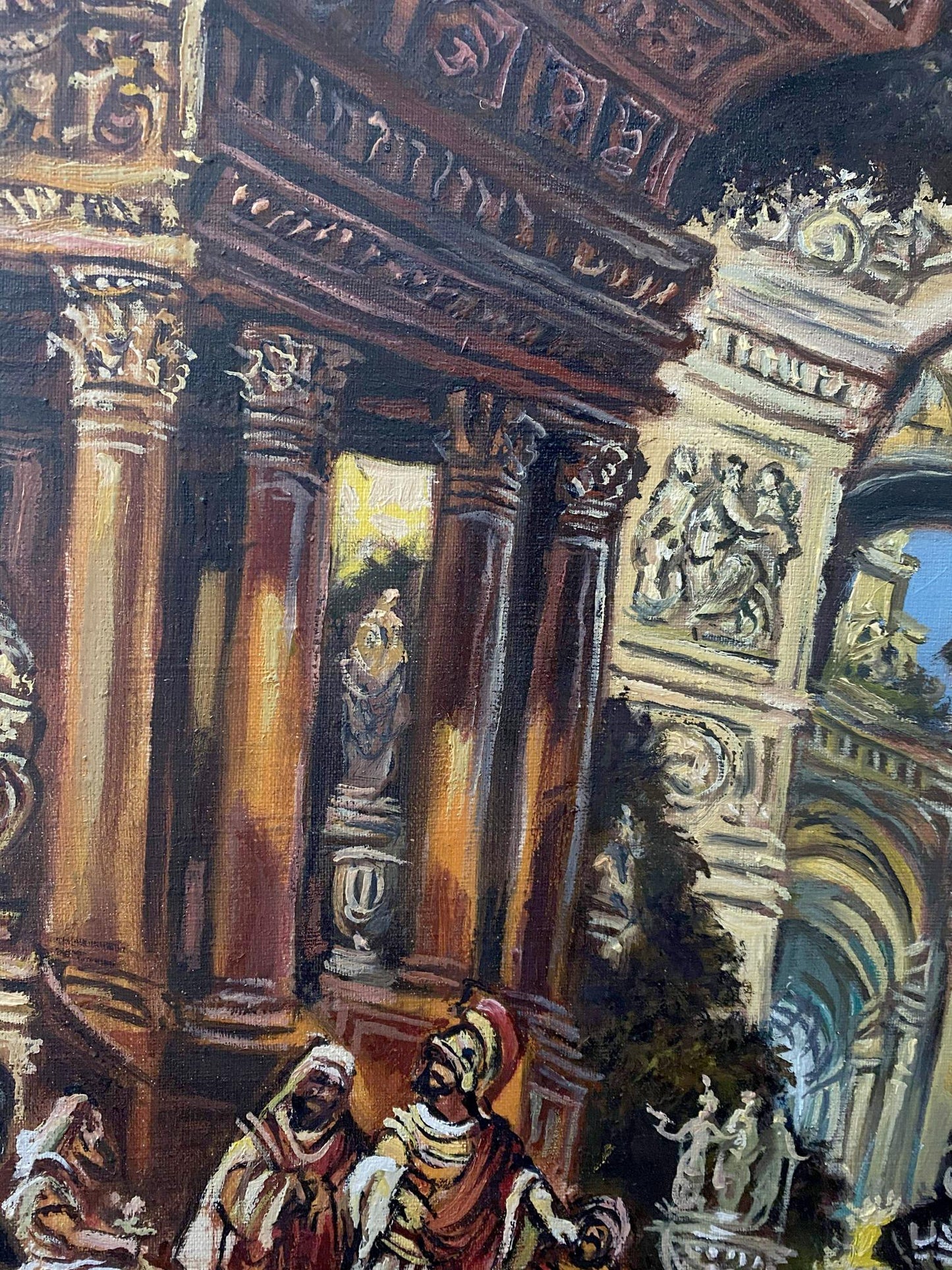 city painting art