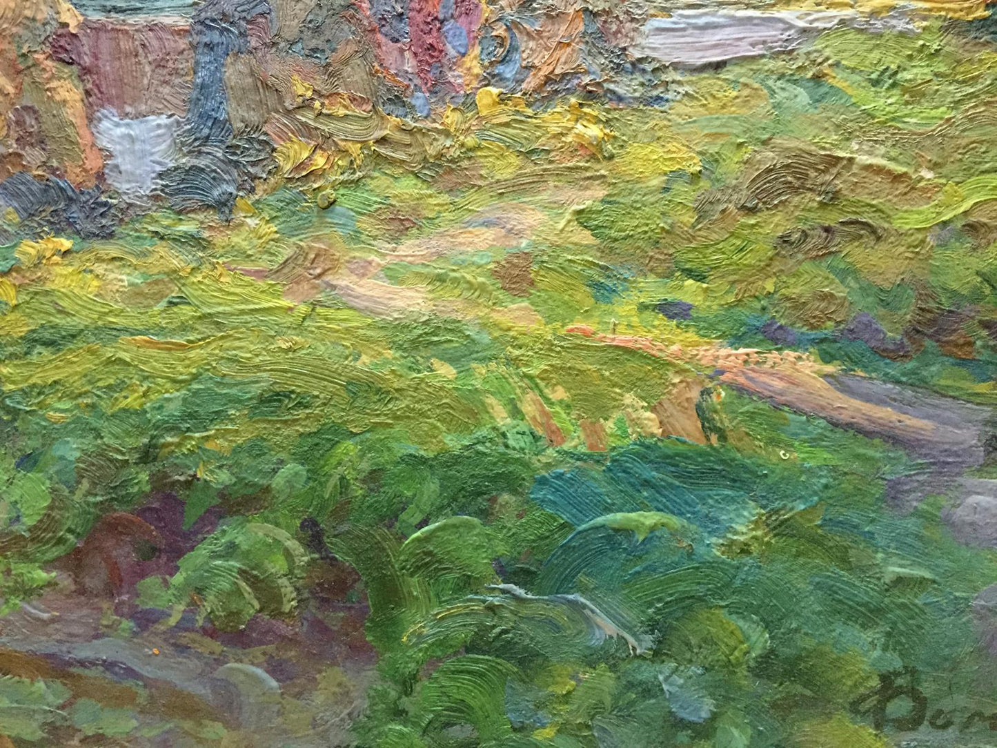 Oil painting Early morning Fomin Anatoly Nikiforovich