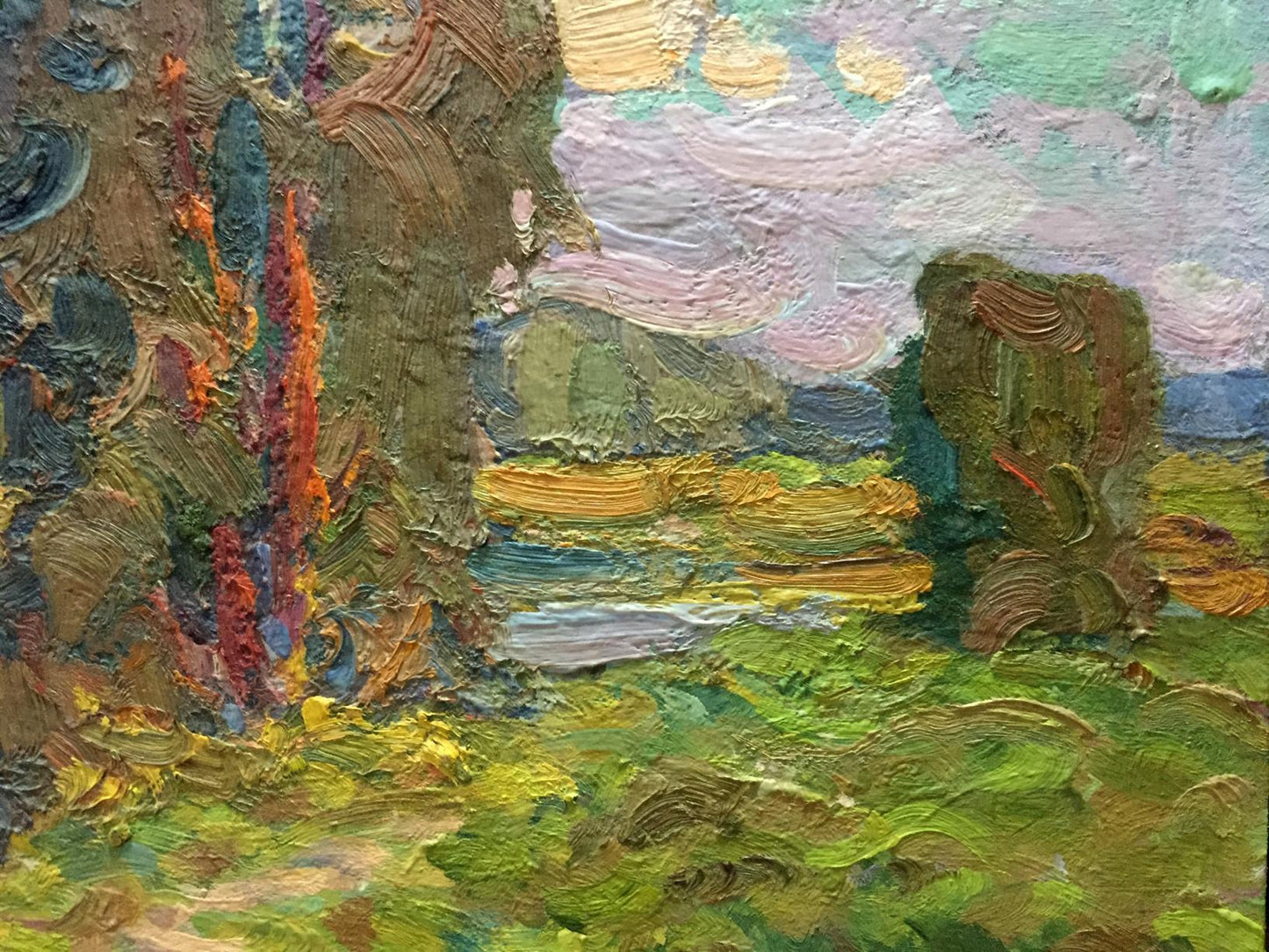 Oil painting Early morning Fomin Anatoly Nikiforovich