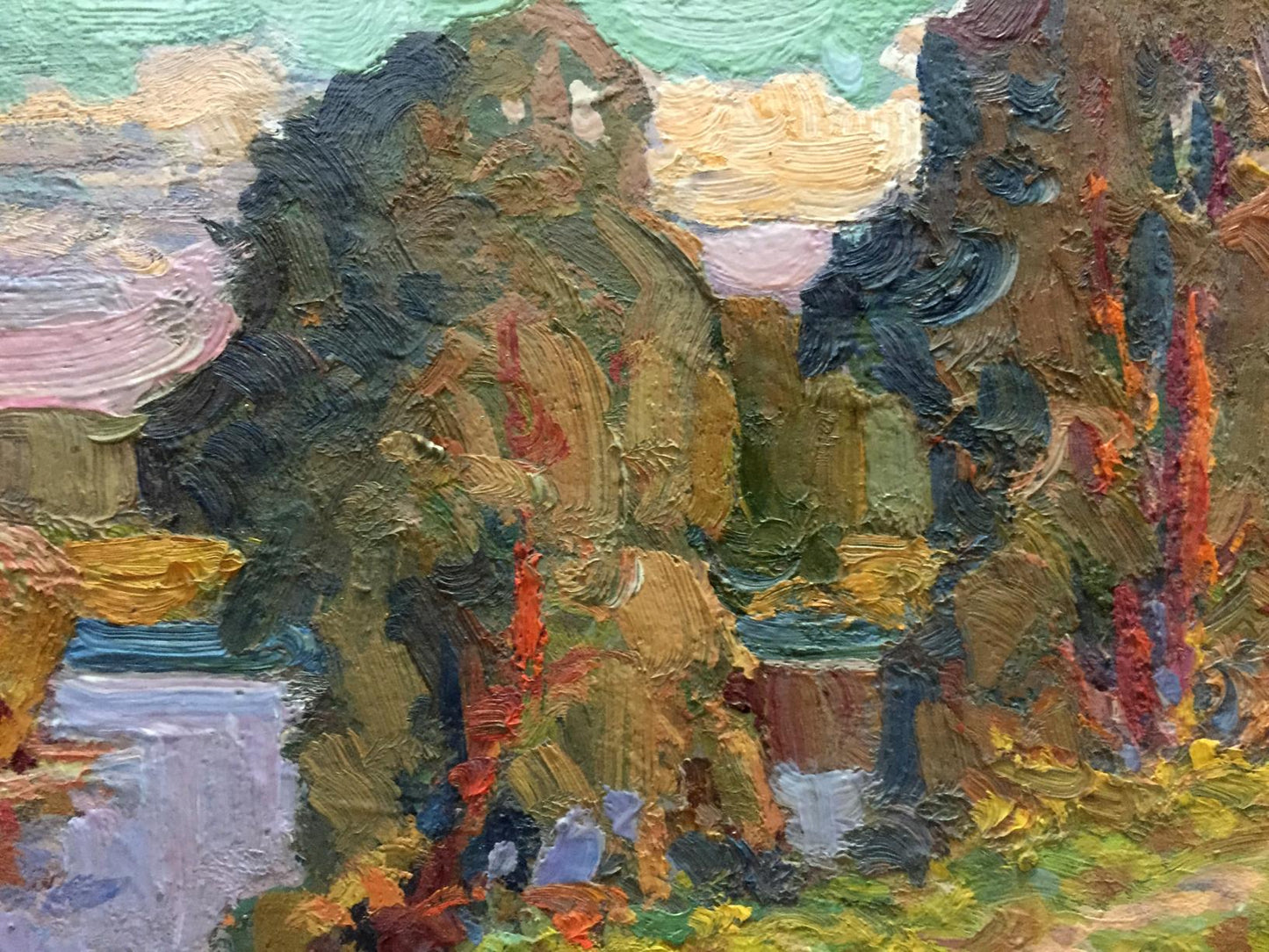 Oil painting Early morning Fomin Anatoly Nikiforovich