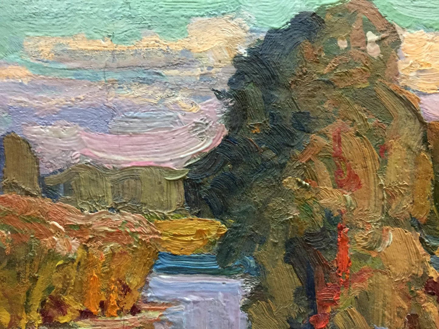 Oil painting Early morning Fomin Anatoly Nikiforovich