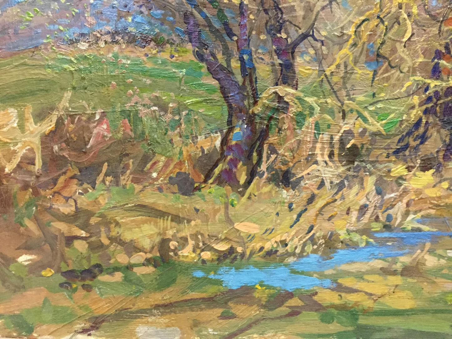 Oil painting Golden autumn Ol'khov Vladimir
