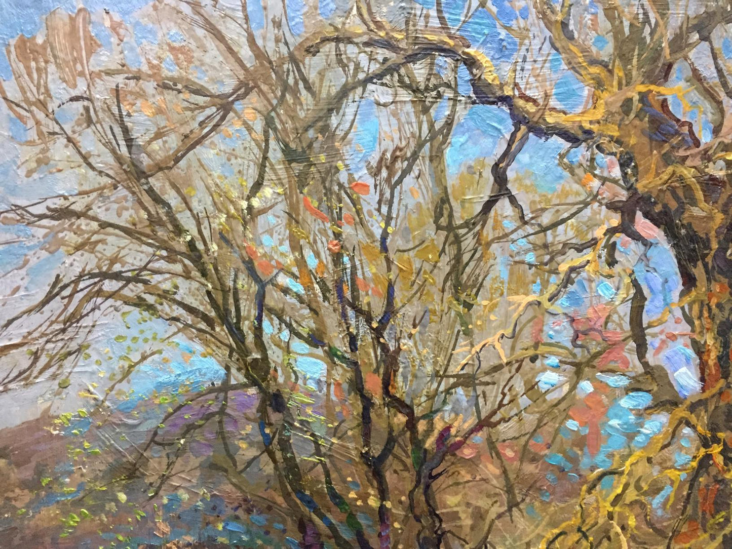 Oil painting Golden autumn Ol'khov Vladimir