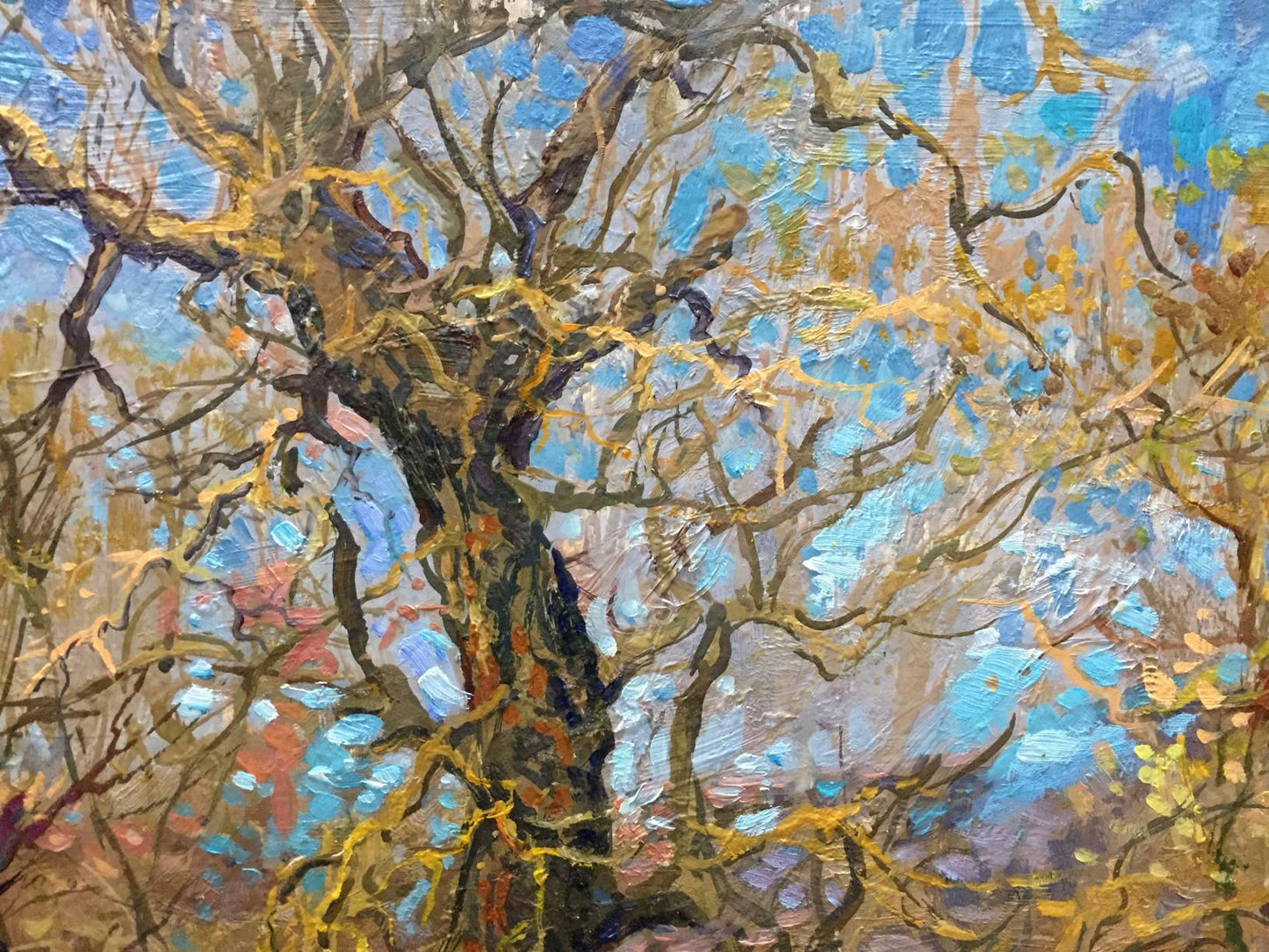 Oil painting Golden autumn Ol'khov Vladimir