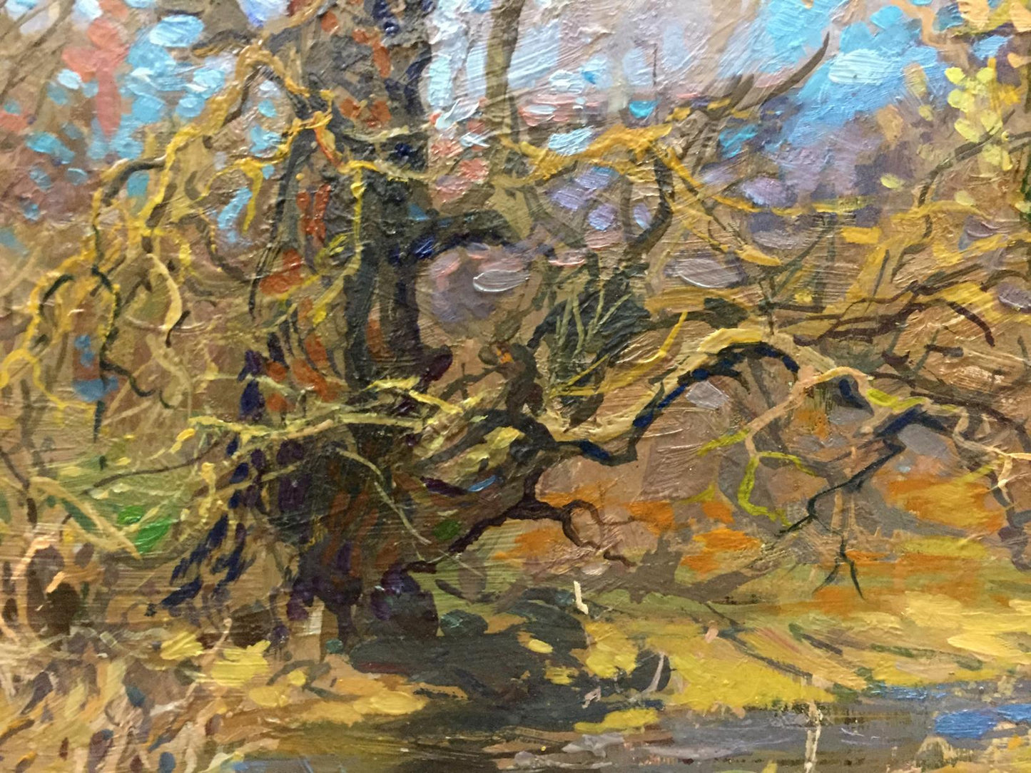 Oil painting Golden autumn Ol'khov Vladimir