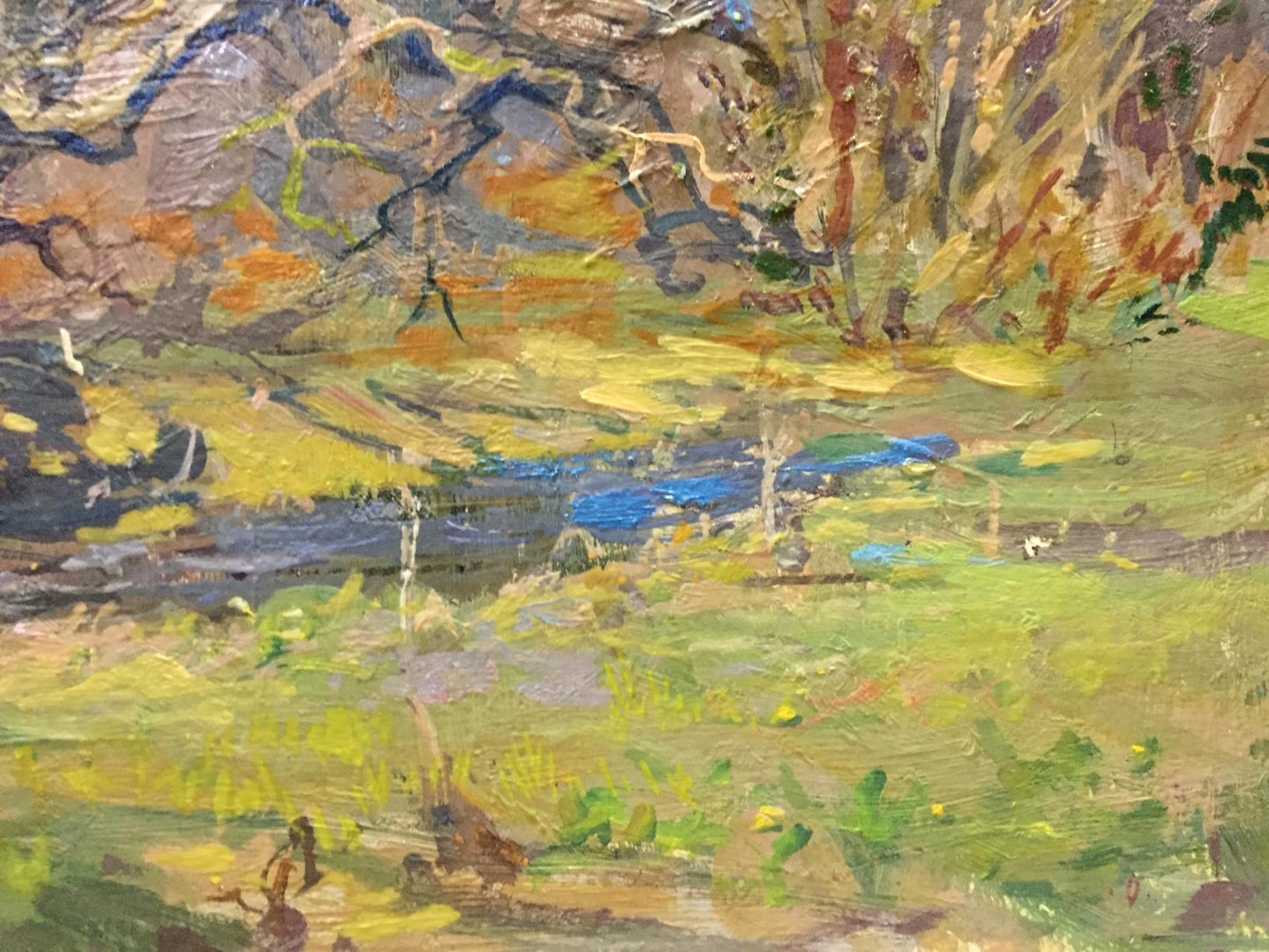 Oil painting Golden autumn Ol'khov Vladimir