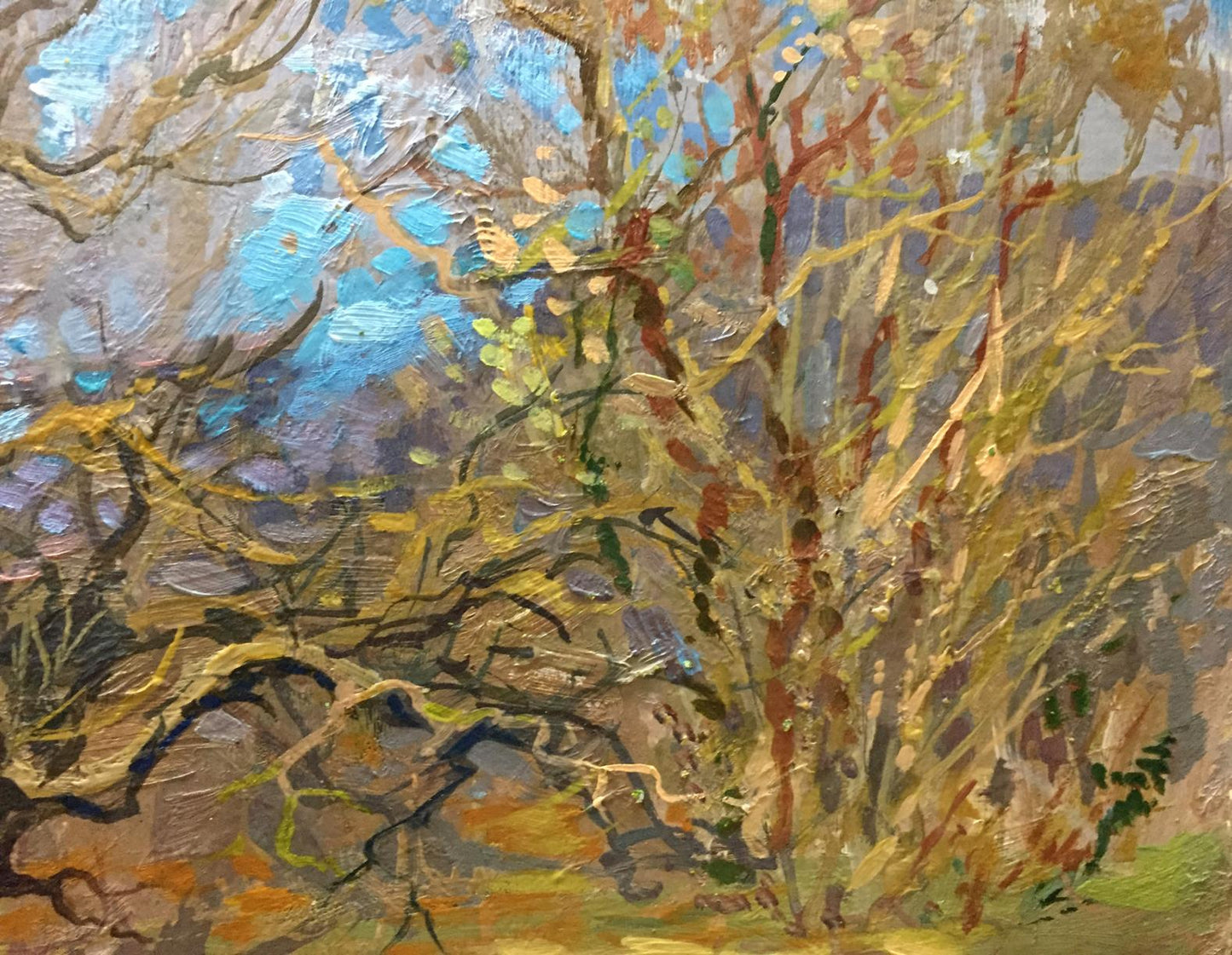 Oil painting Golden autumn Ol'khov Vladimir