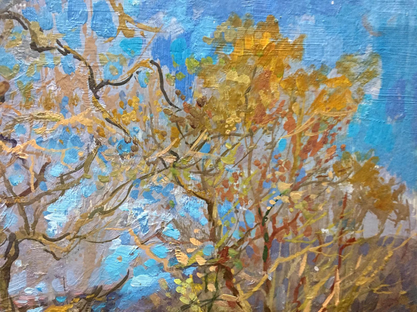 Oil painting Golden autumn Ol'khov Vladimir