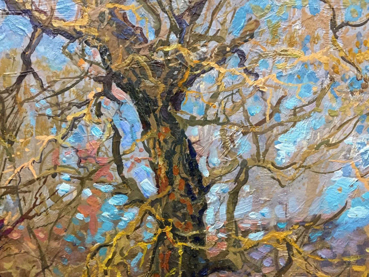 Oil painting Golden autumn Ol'khov Vladimir