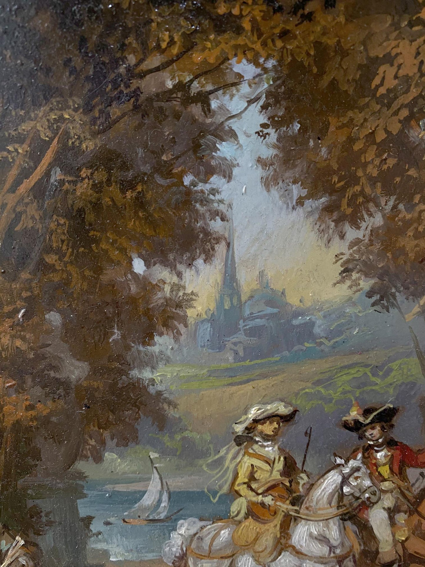 oil river painting