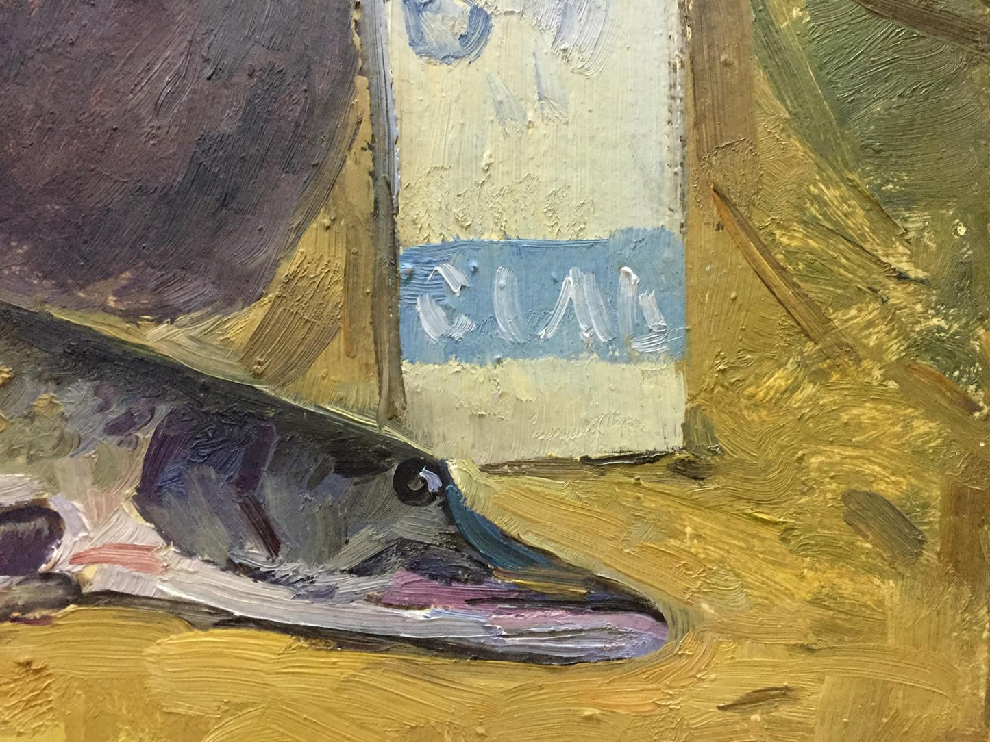 Still Life with Fish oil painting by Adam Zakharovich Katz