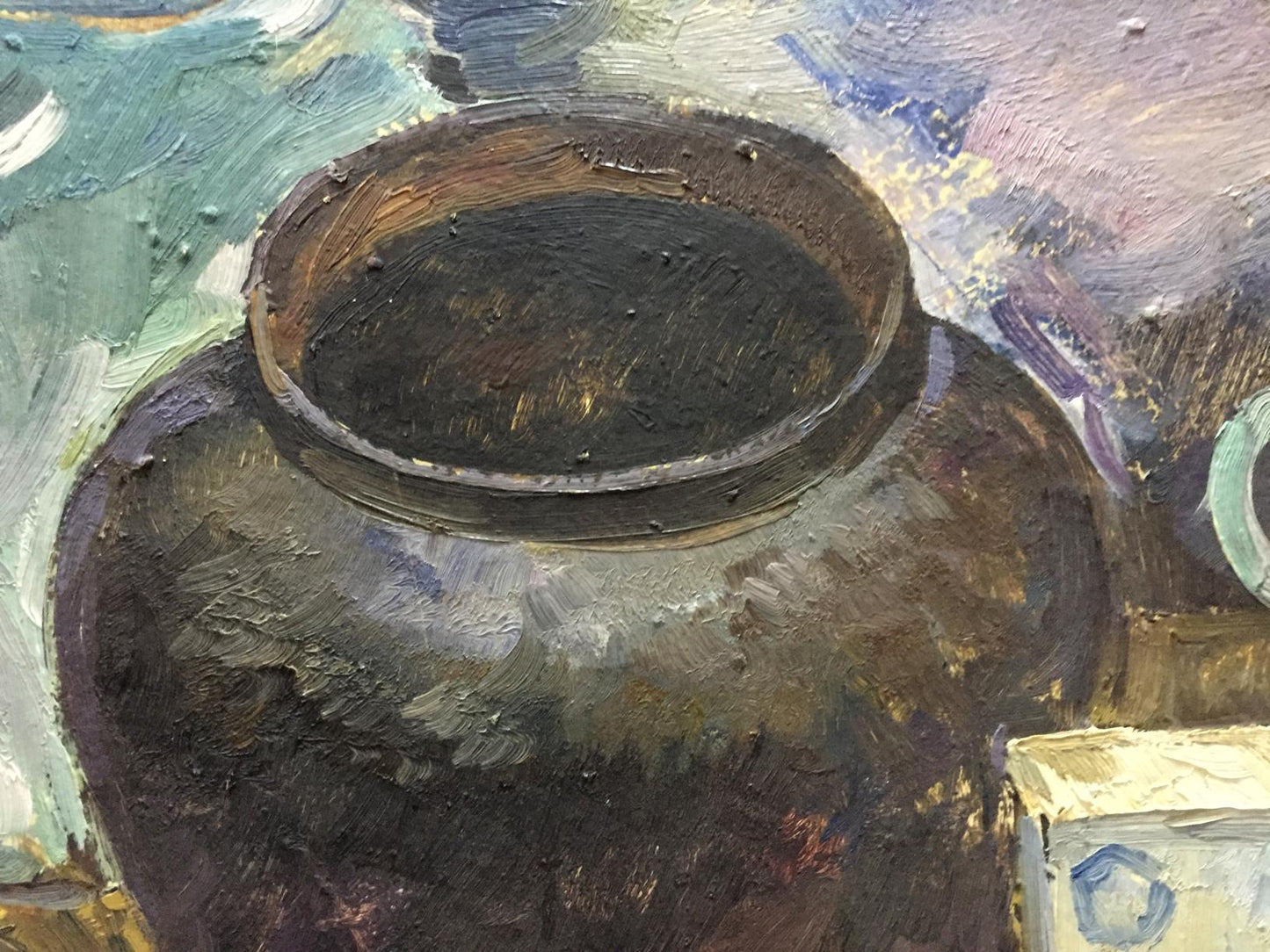 Still Life with Fish, an oil painting by Adam Zakharovich Katz