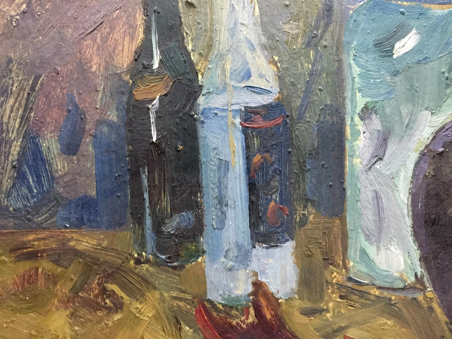 Adam Zakharovich Katz's "Still Life with Fish" in oil