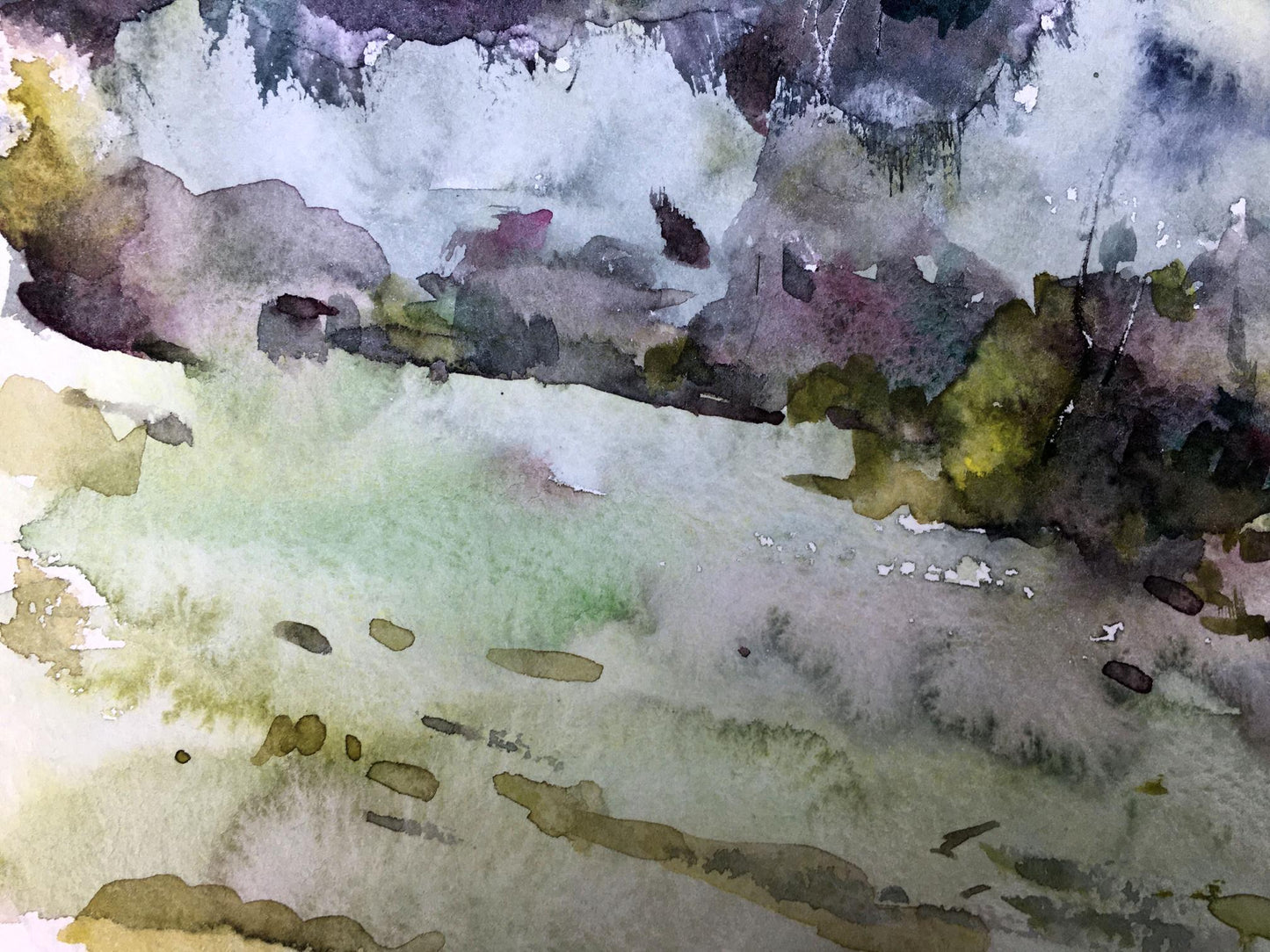 Watercolor painting Spring Viktor Mikhailichenko