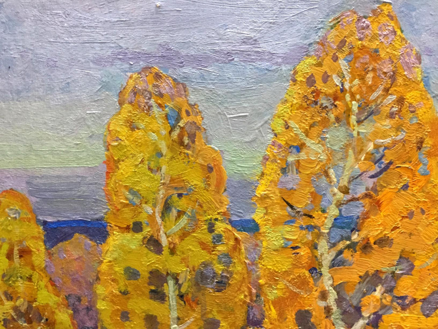Oil painting Golden autumn Grigory Ruban