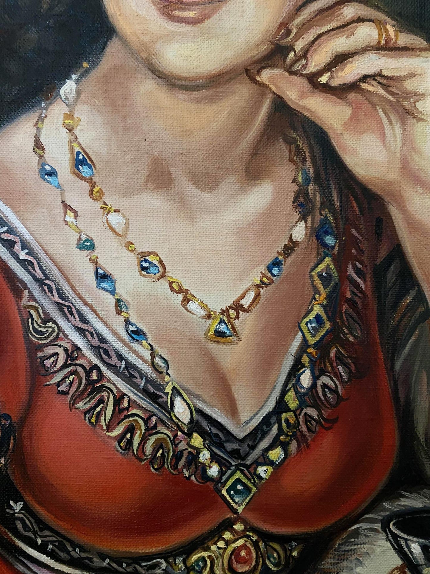 portrait painting girl
